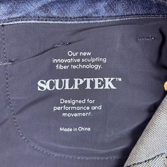 Athleta Jeans Womens 6 Sculpted Mid Rise Skinny Denim Blue Jeans - Picture 5 of 9
